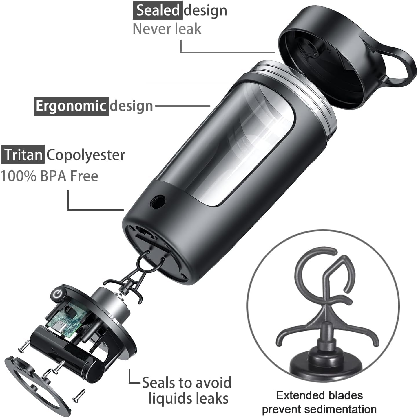 Electric Shaker Bottle